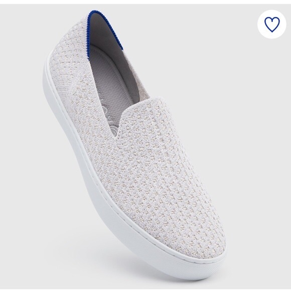 Rothy's Shoes - Rothy's Slip-on Knit Salt White Honeycomb The Sneakers size 7.5